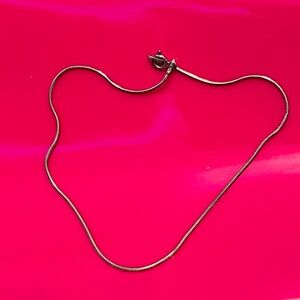 Elegant 925 Stamp Silver Anklet